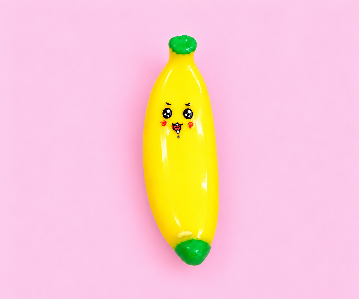 Banana With Face Squishy
